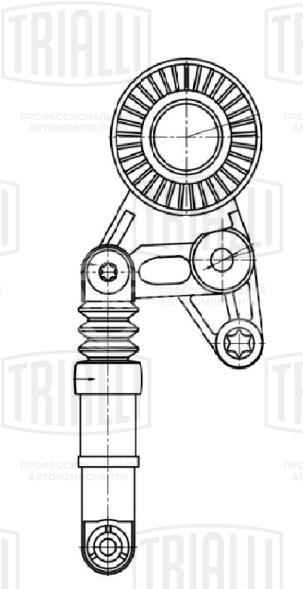 Ролик приводного ремня для автомобилей VW Touareg (04-) 2.7d/3.0d [EA896] с натяжным механизмом