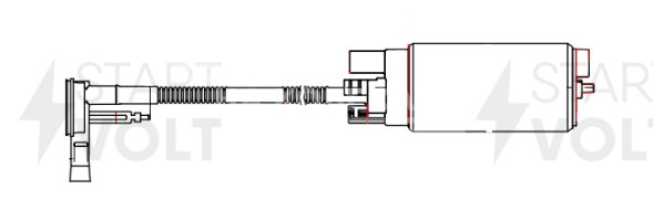 Мотор бензонасоса для автомобилей KIA K5 (20-) 2.0i/Hyundai Sonata (19-) 2.0i/2.5i