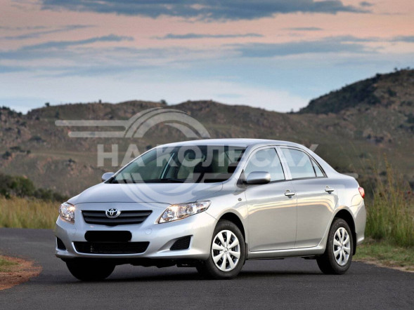 Бампер передний TOYOTA COROLLA 06-10 под омыватели
