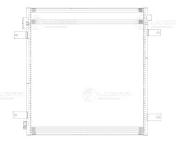 Радиатор кондиционера для автомобилей Nissan Patrol VI (10-)/Infiniti QX56 (10-)/QX80 (13-) 5.6i