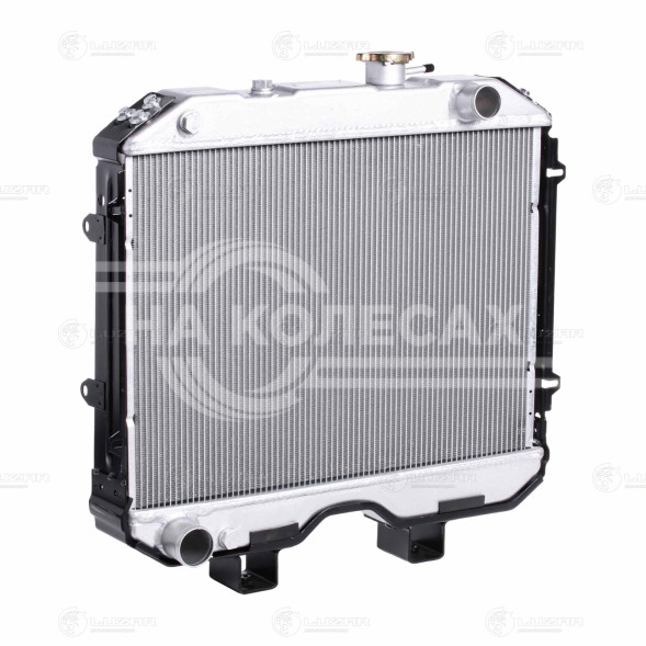 Радиатор охлаждения для автомобилей УАЗ 390994/374195 с двиг. УМЗ-421 (цельнопаяный, с отверстием под датчик)