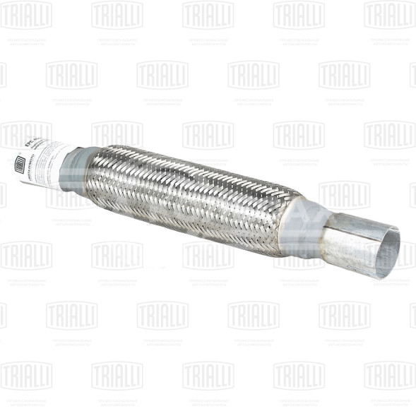 Переходник 45/45 L=400 под хомут с виброкомпенсатором 45х250 (нержавеющая алюминизированная сталь)