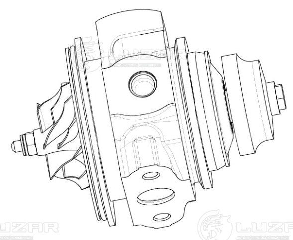 Картридж турбокомпрессора для а/м Skoda Octavia (04-) 1.4T (тип TD025M2)