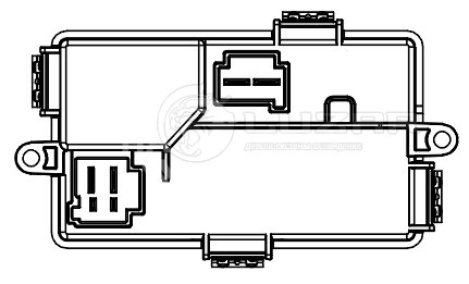 Резистор электровентилятора отопителя для автомобилей BMW 5 (F10) (10-)/7 (F01/F02) (08-)