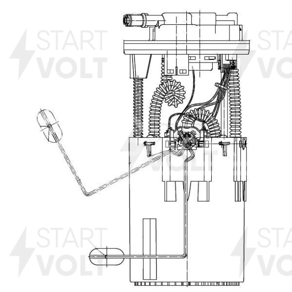 Модуль топливного насоса для автомобилей Toyota Avensis T25 (03-) 2.4i