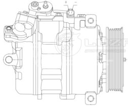 Компрессор кондиционера для автомобилей BMW 5 (E60) (03-) 2.5i/3.0i