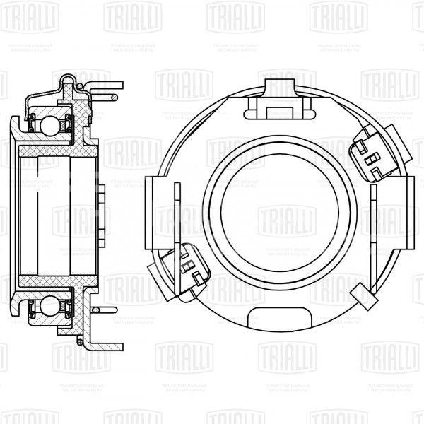 Муфта выключения сцепления для автомобилей Geely MK (08-) 1.5i/1.6i; Emgrand EC7 (09-) 1.5i/1.8i; Emgrand 7 (16-) 1.5i/1.8i; Lifan Solano I (10-)/II (16-) 1.5i-1.8i; Lifan X60 (11-) 1.8i