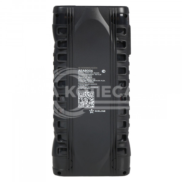 Аккумулятор пусковой (Booster) 12000мАч, 750А, 14.8V, умные провода, пуск ДВС 3.0d, кейс