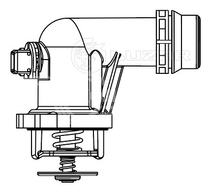 Термостат для автомобилей BMW 3 (E36) (90-)/3 (E46) (98-) 1.6i/1.8i [M43] (105°C) (с корпусом)