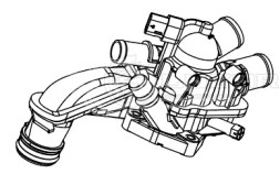 Термостат для а/м PSA 308 (11-)/C4 (10-) 1.6i (92°C; низкотемпературный аналог 1336.CC)