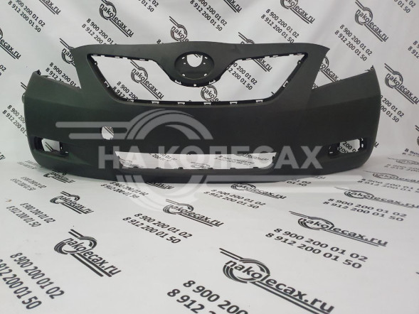 Бампер передний TOYOTA CAMRY 06-09 с отв. под крюк, ПТФ, без омыв.