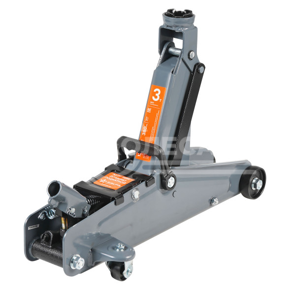 Домкрат подкатной 3т 135-380мм, кейс