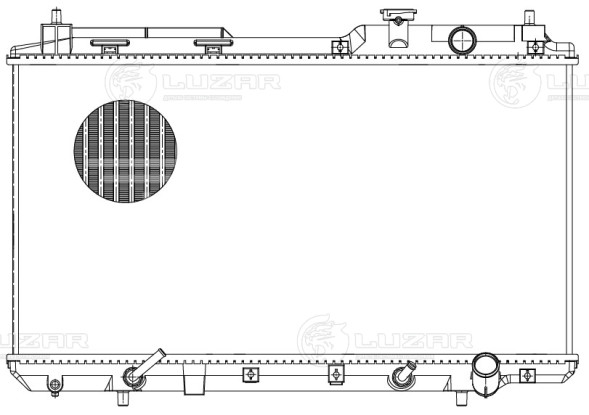 Радиатор охлаждения для автомобилей CR-V (95-) 2.0i АТ