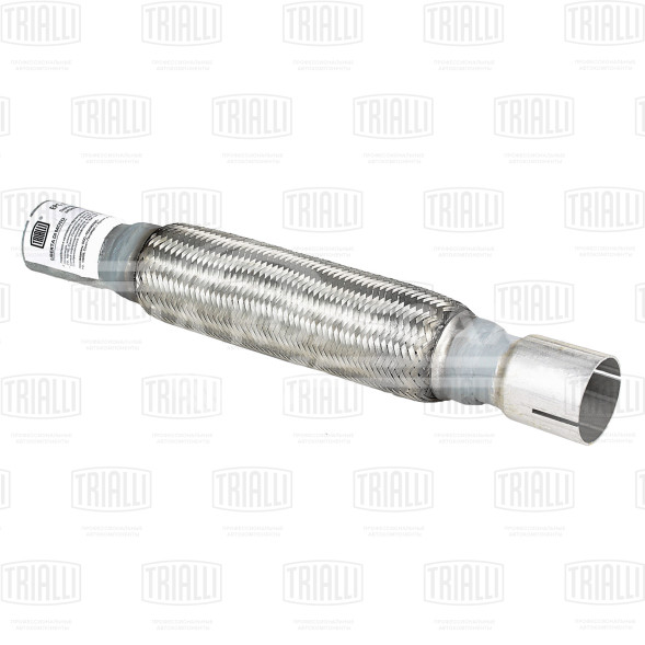 Переходник 45/50 L=400 под хомут с виброкомпенсатором 45х250 (нержавеющая алюминизированная сталь)