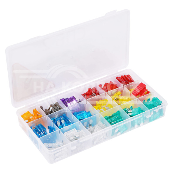 Предохранители &quot;стандарт&quot; в пласт.коробке  с экстрактором (180 шт. 5-35А)