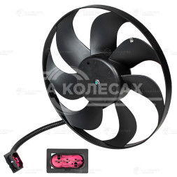 Электровентилятор охлаждения для автомобилей Octavia (96-)/VW Golf IV (96-) (без кожуха) A/C-