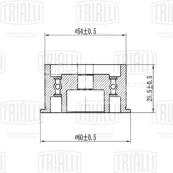 Ролик ГРМ для автомобилей Toyota Corolla E100 (91-) 1.3i/1.4i опорный
