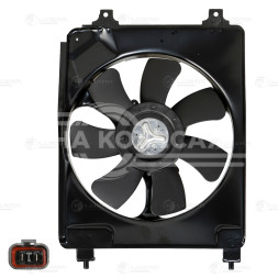 Электровентилятор кондиционера для автомобилей Honda Civic 4D (06-) (с кожухом)
