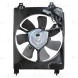 Электровентилятор кондиционера для автомобилей Honda Civic 4D (06-) (с кожухом)