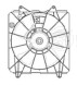Электровентилятор кондиционера для автомобилей Honda Civic 4D (06-) (с кожухом)