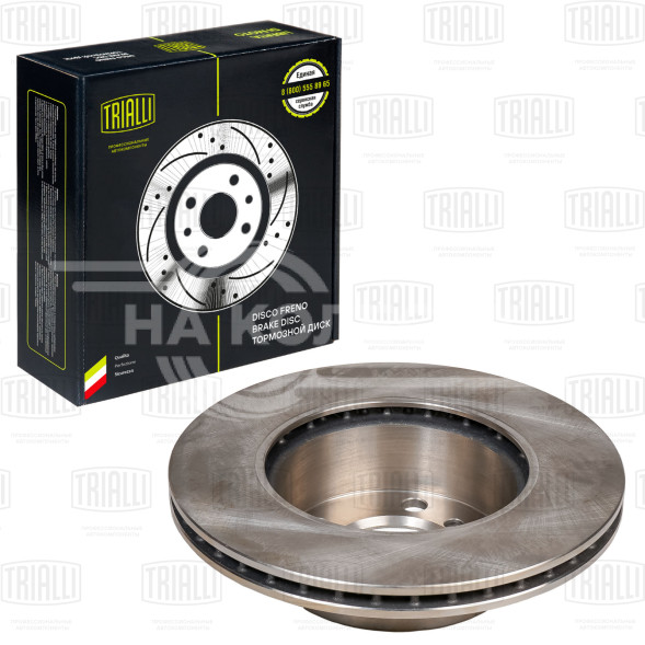 Диск тормозной передний для автомобилей BMW 1 (F20/F21) (11-) / 2 (F22) (13-)/ 1 (E81/87) (04-) d=284 окрашенный