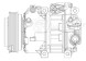 Компрессор кондиционера для автомобилей Santa Fe II (06-) 2.2CRDi