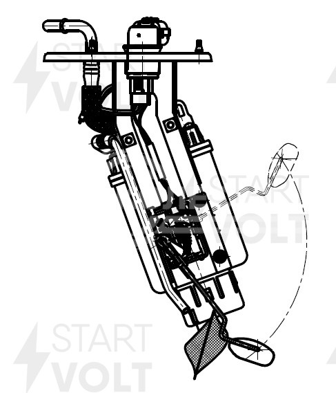 Модуль топливного насоса для автомобилей Hyundai Sonata NF (05-) 2.0i