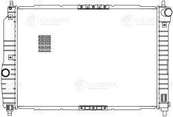 Радиатор охлаждения для автомобилей Aveo (05-) 1.2i/1.4i MT A/C+ (паяный)