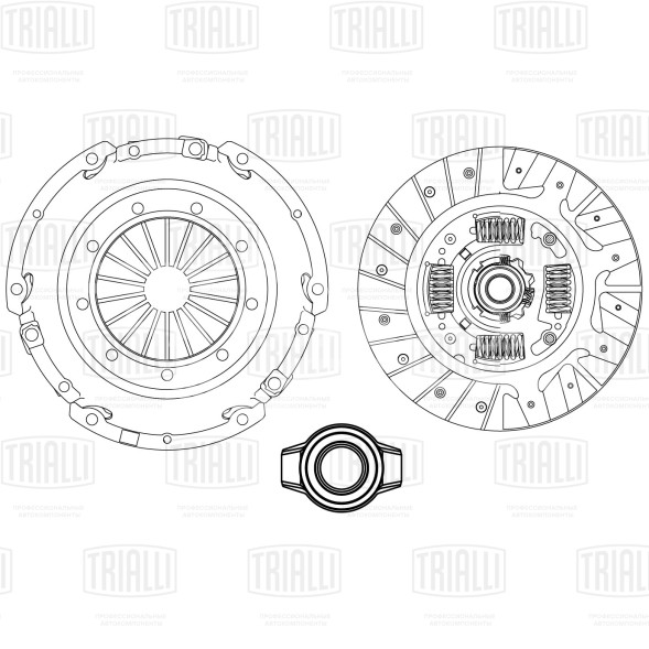 Комплект сцепления для автомобилей Almera Classic (06-) 1.6i с муфтой