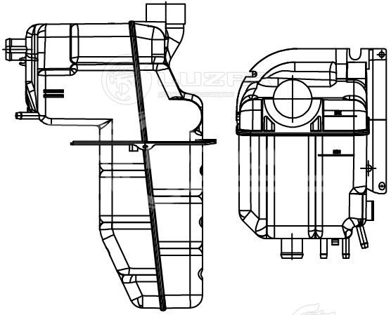 Бачок расширительный охл. жидкости для автомобилей Scania 5 (P,G,R,T-series) (04-)/4-series (95-)