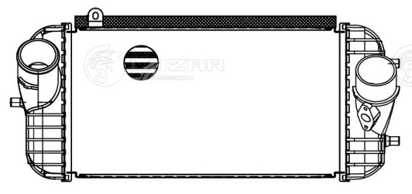 ОНВ (радиатор интеркулера) для автомобилей Sorento (14-)/ Santa Fe (12-) 2.0D/2.2D