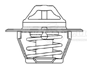 Термостат для автомобилей Renault Logan II (16-)/Sandero II (16-)/Kaptur (16-)/Arkana (19-)/LADA Vesta (15-)/X-Ray (15-) 1.6i [H4M] (термоэлемент) (82°С)