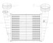 ОНВ (радиатор интеркулера) для автомобилей Passat (01-)/Superb (02-) 1.8T