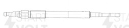 Свеча накаливания для автомобилей VAG Passat (05-)/Touran (03-) 2.0TDI