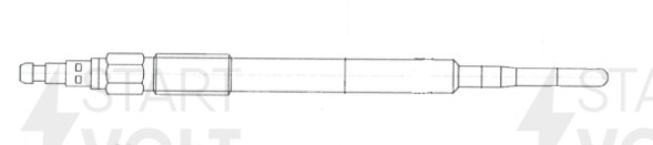 Свеча накаливания для автомобилей VAG Passat (05-)/Touran (03-) 2.0TDI