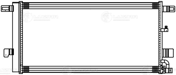 Радиатор кондиционера для автомобилей Audi A4 (15-)/A5 (16-)/A6 (18-)/A7 (18-) 2.0T/3.0T/3.0TD