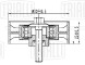 Ролик приводного ремня для автомобилей Fiat Ducato (94-) 2.5d/2.8d (натяжной) (CM 1602)