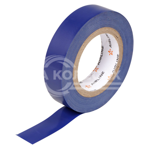 Изолента ПВХ, синяя, 19 мм*10 м