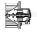 Электровентилятор отопителя для автомобилей KIA Spectra (00-) (тип Halla)