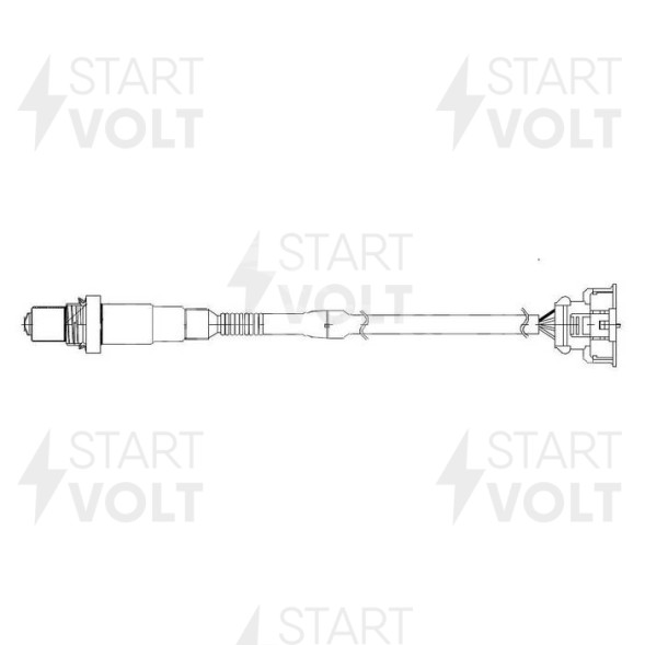 Датчик кислорода для автомобилей Opel/Chevrolet Astra J (10-)/Mokka (13-)/Aveo T300 (11-)/Cruze (10-) 1.4i/1.6i F16D4/1.8i  после катализатора