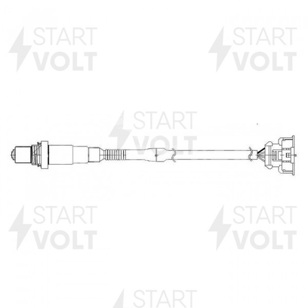 Датчик кислорода для автомобилей Opel/Chevrolet Astra J (10-)/Mokka (13-)/Aveo T300 (11-)/Cruze (10-) 1.4i/1.6i F16D4/1.8i  после катализатора