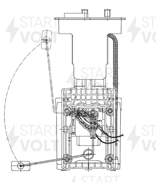 Модуль топливного насоса для автомобилей VAG Passat B5 (96-)/Superb (01-) 1.8i/2.0i/2.8i