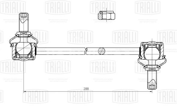 Стойка стабилизатора переднего для автомобиля Hyundai i40 (11-)