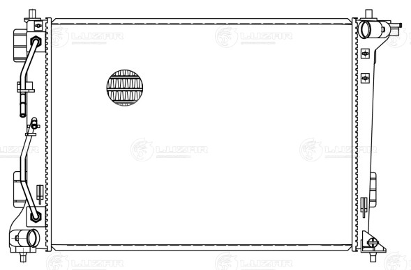 Радиатор охлаждения для автомобилей Tucson (15-)/Kia Sportage IV (16-) 1.6T/2.0i AT