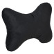 Подушка-косточка на подгол.&quot;Алькантара&quot;, ткань, 1 шт., черная