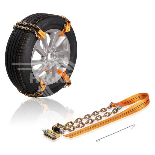 Цепи (браслеты) противоскольжения для внедорож.(колёса 235-285 мм), усиленные, к-т 2 шт.