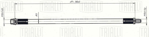 Шланг тормозной передний для автомобилей Лада Vesta SW (15-)
