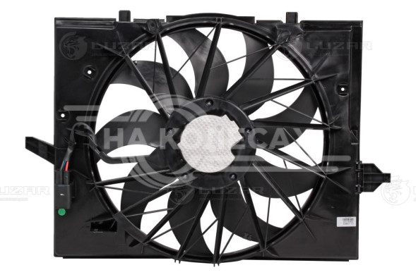 Электровентилятор охлаждения для автомобилей BMW 5 (E60) (03-) (с кожухом)