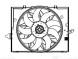 Электровентилятор охлаждения для автомобилей BMW 5 (E60) (03-) (с кожухом)
