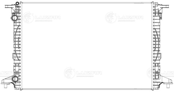 Радиатор охлаждения для автомобилей Audi A4 (15-)/A5 (16-)/Q5 (16-)/Q7 (15-)/VW Touareg (18-) 1.4T/2.0T/2.0TD M/A